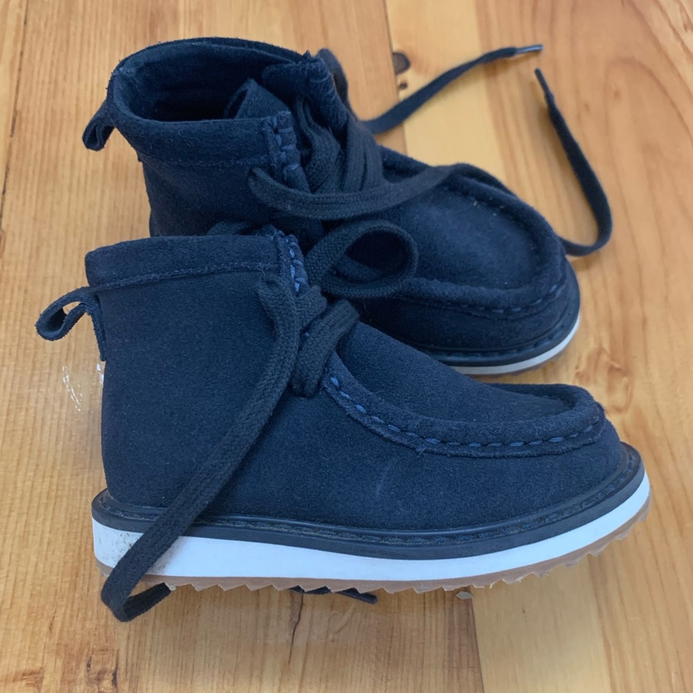 Gap Kids navy suede boots toddler sz7